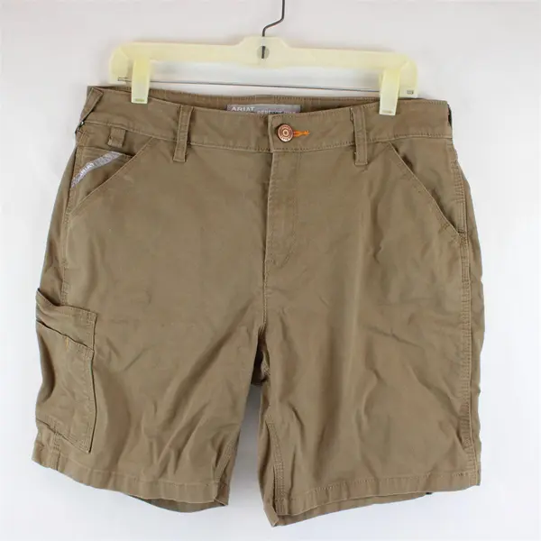 Ariat Rebar Brown Perfect Rise Shorts Men's Size 30