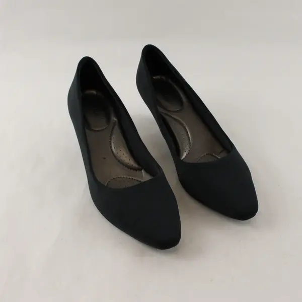 Abella Judith Navy Blue Pointed Kitten Heels Women's US 9