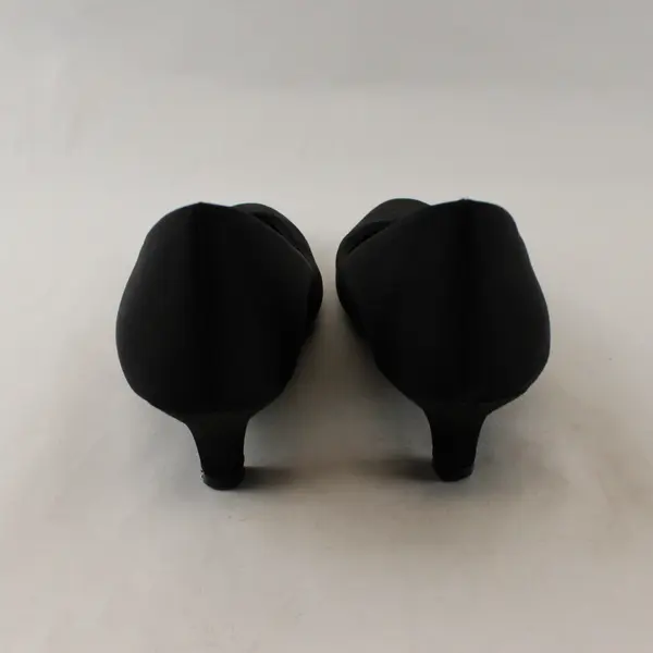 Abella Judith Black Pointed Kitten Heels Women's US 9