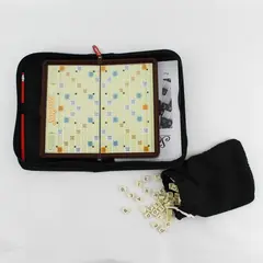 Hasbro Scrabble Travel Edition 2001 With Zippered Folio Case