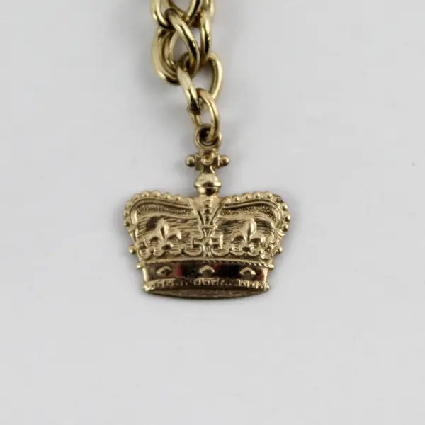 Vintage 1965 Uncas 12K  1/20 Gold Filled Homecoming Princess Charm Bracelet 7"