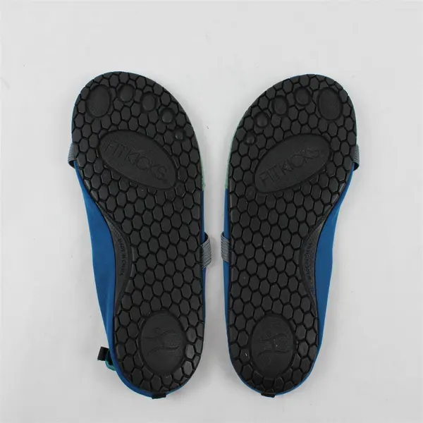 FITKICKS Men's S Size 7-8 Two-Toned Blue & Gray Lightweight Athletic Footwear