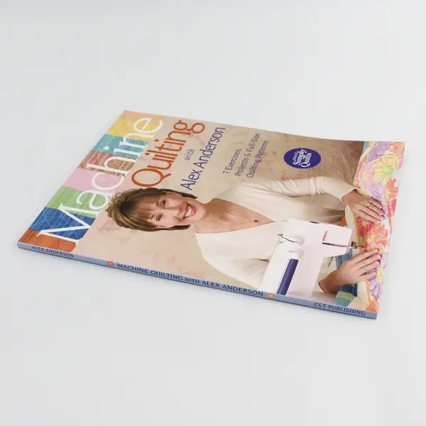 Machine Quilting with Alex Anderson Exercises, Projects, Patterns Paperback 2007