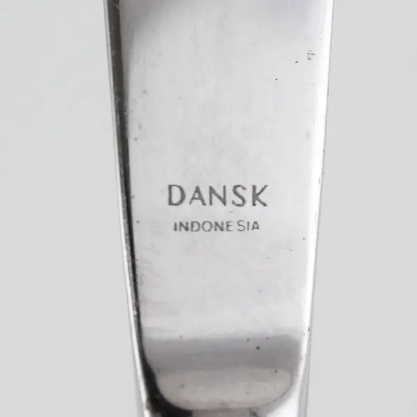 Lot of 4 Dansk Flatware Silhouette Pattern 18/8 SS 3 Dinner Knives 1 Spreader 