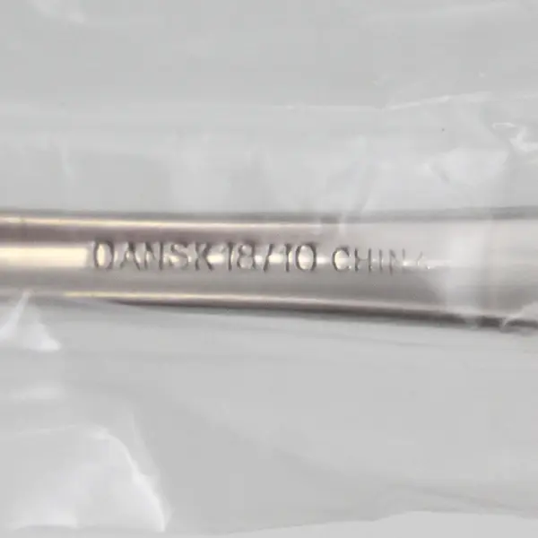 Lot of 4 Dansk Flatware Silhouette Pattern 18/10 SS Fruit Spoons (Serrated) New