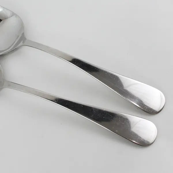 Dansk Flatware Silhouette Pattern 18/10 SS Serving Set (Fork & Spoon) Rare HTF 