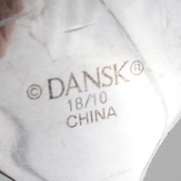 Dansk Flatware Silhouette Pattern 18/10 SS Serving Set (Fork & Spoon) Rare HTF 