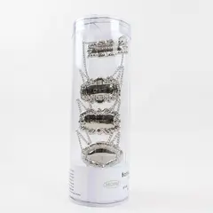 Set of 4 Wine Bottle Medallions from 2001, Home Brand in Original Box