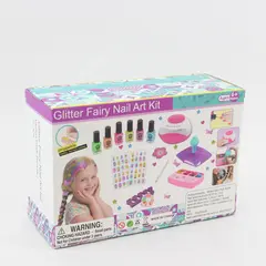 NEW Glitter Fairy Nail Art Kit - Kids Nail Art Kit Ages 6+ Nontoxic & Peelable