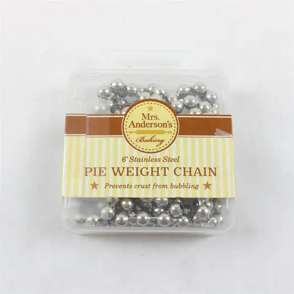 Mrs. Anderson's Baking 6' Stainless Steel Pie Weight Chain  #43611