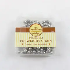 Mrs. Anderson's Baking 6' Stainless Steel Pie Weight Chain  #43611