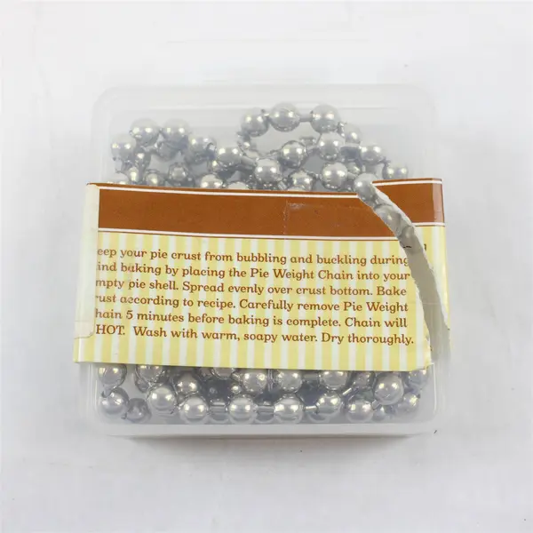 Mrs. Anderson's Baking 6' Stainless Steel Pie Weight Chain  #43611