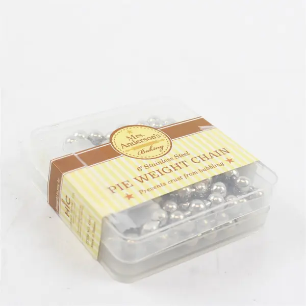 Mrs. Anderson's Baking 6' Stainless Steel Pie Weight Chain  #43611