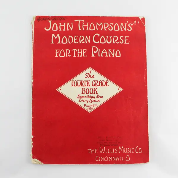 John Thompson's Modern Course for the Piano 4th Grade Vintage 1940 Sheet Music