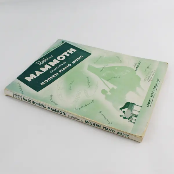 Robbins Mammoth Collection of Modern Piano Music Hugo Frey 1942 Vtg. Paperback