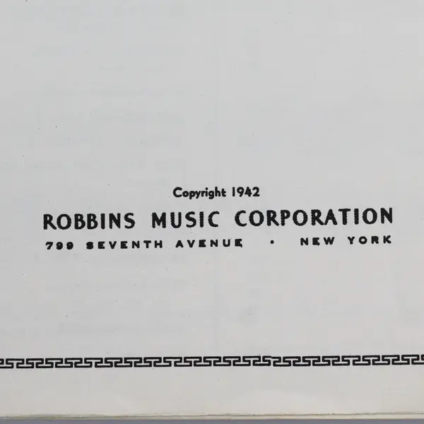 Robbins Mammoth Collection of Modern Piano Music Hugo Frey 1942 Vtg. Paperback