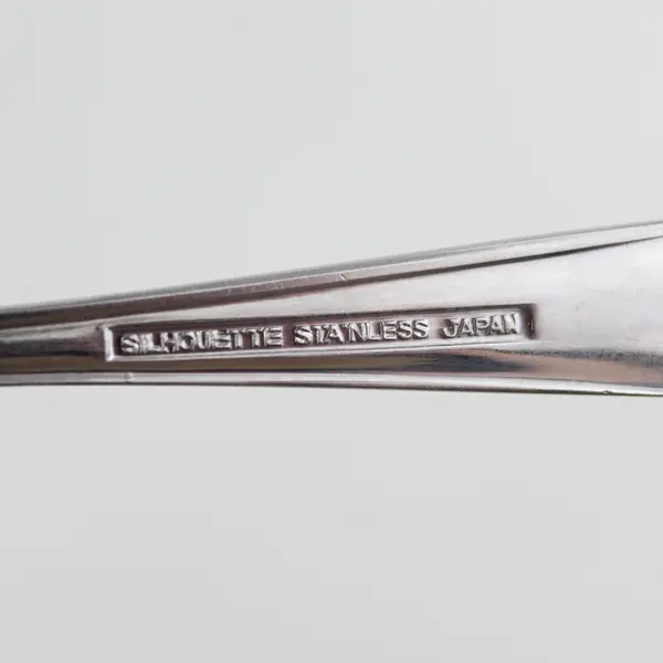 3 Silhouette Flatware SST1 Pattern (Rose Design) 2 Soup Spoons 1 Teaspoon Rare