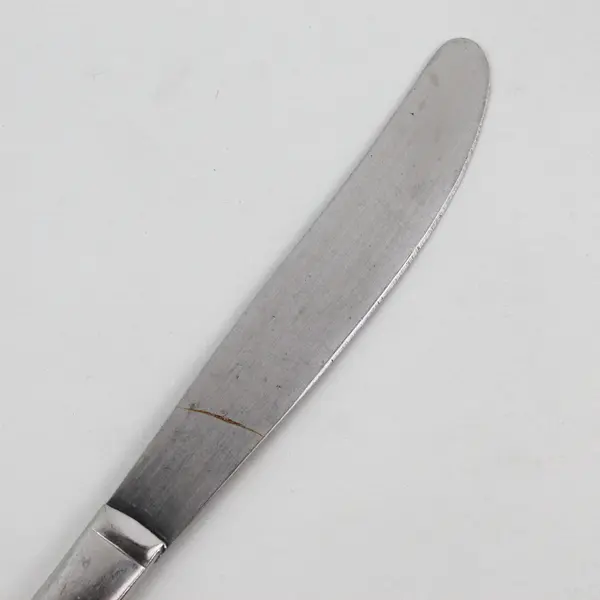Lot of 2 Washington Forge Starflyte Pattern Stainless Dinner Knives 8" Rare HTF