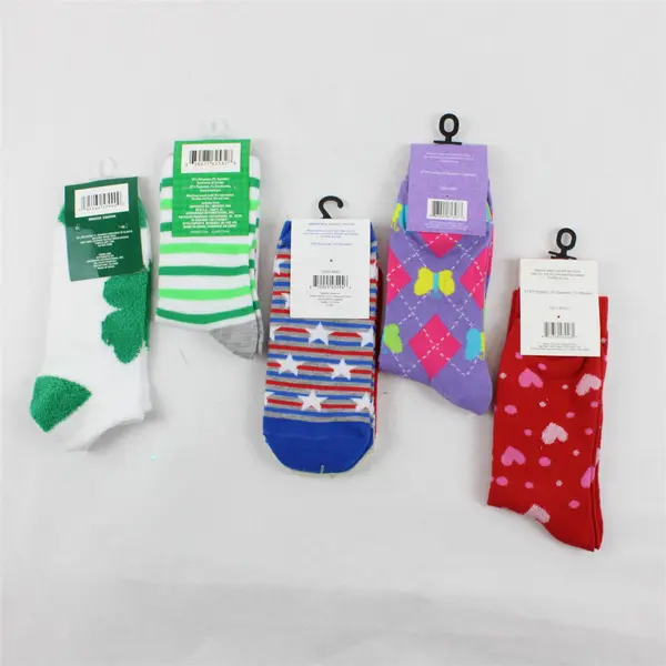 NWT Lot of 5 Multi-Brand Novelty Holiday Socks - Various Types/Patterns