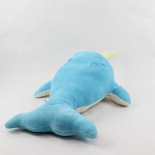 San Diego Zoo Wildlife Alliance 22" Blue Narwhal Stuffed Plush Toy "Comfie"