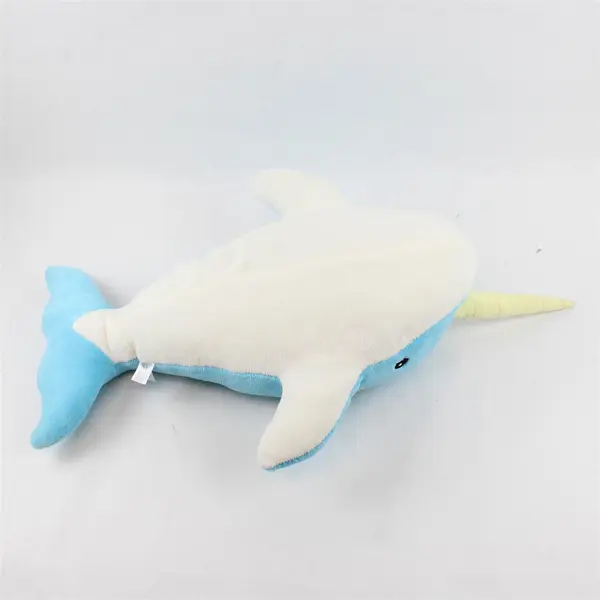 San Diego Zoo Wildlife Alliance 22" Blue Narwhal Stuffed Plush Toy "Comfie"