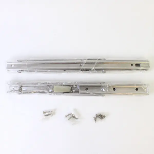 2 Piece Folding Shelf Brackets Stainless Steel in Original Box, 14"