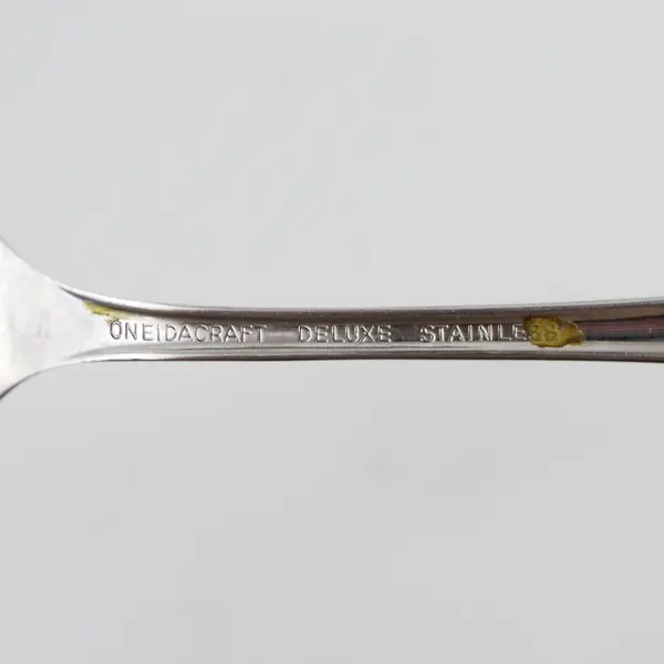 Oneida Silver (OneidaCraft) Debonair Pattern SS Oval Soup Spoon 7" Rare HTF Pat