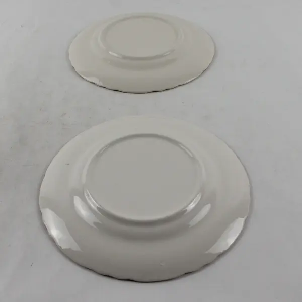 Lot of 2 Vintage Scio Pottery Hazel Pattern 7.25" Plates