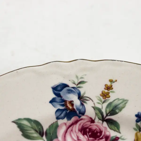Lot of 2 Vintage Scio Pottery Hazel Pattern 7.25" Plates