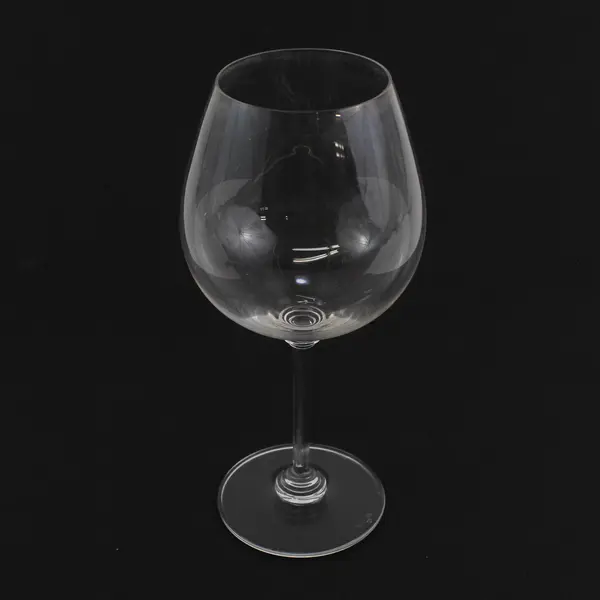 Lot Of 3 Unbranded Unmarked Assorted Shapes Clear Glass Stemmed Red Wine Glasses