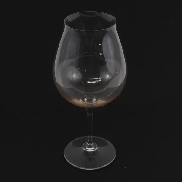 Lot Of 3 Unbranded Unmarked Assorted Shapes Clear Glass Stemmed Red Wine Glasses