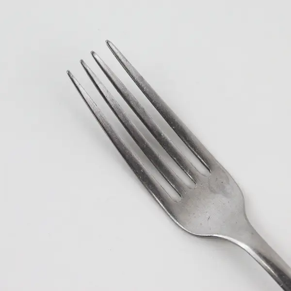 Vintage Diamond Silver Co Military Stainless Fork U S Stamped on Handle 7.25"
