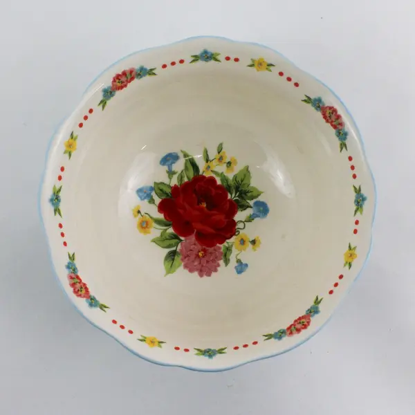 The Pioneer Woman Sweet Rose Pattern Ceramic Soup/Cereal Bowl 6.25" Diameter