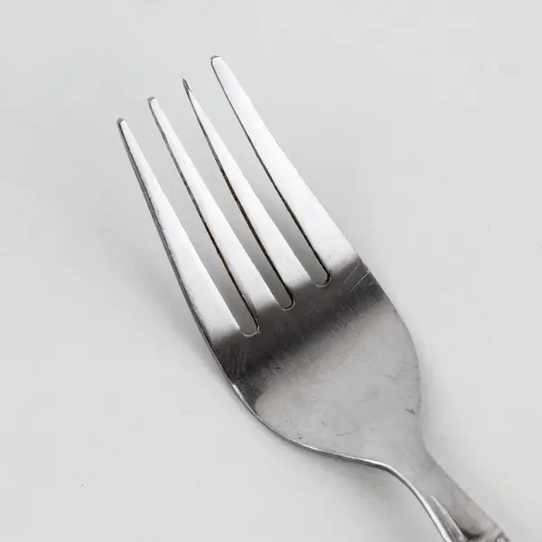 Present Flatware Borneo Pattern SS Dinner Fork 7.25" Rare HTF Pattern Good