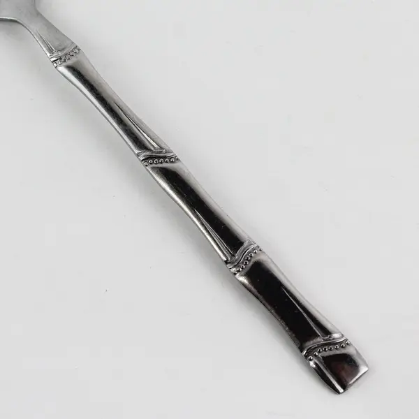 Present Flatware Borneo Pattern SS Dinner Fork 7.25" Rare HTF Pattern Good