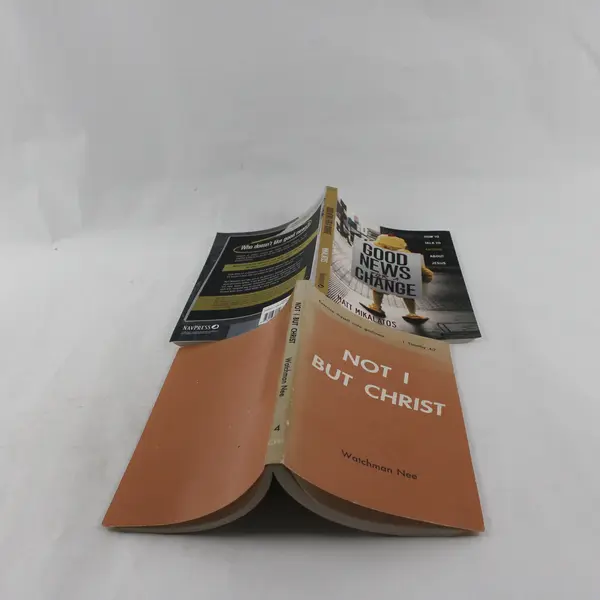 Lot of 2 Books: Not I But Christ (Watchman Nee) & Good News for a Change
