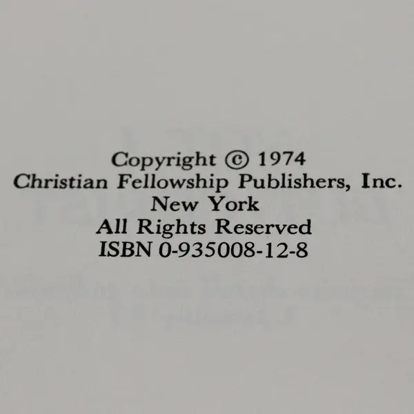 Lot of 2 Books: Not I But Christ (Watchman Nee) & Good News for a Change