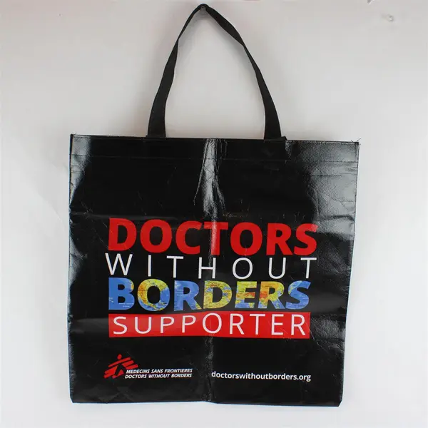Doctors Without Borders Supporter Reusable Tote Bag Eco Friendly 15 x 15