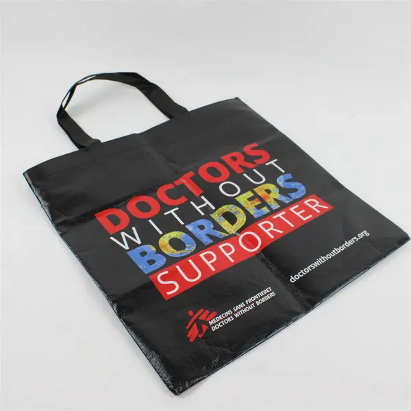 Doctors Without Borders Supporter Reusable Tote Bag Eco Friendly 15 x 15