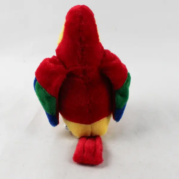 Steven Smith Red, Yellow, Green, and Blue Parrot Stuffed Beanbag Plush Toy - 7"