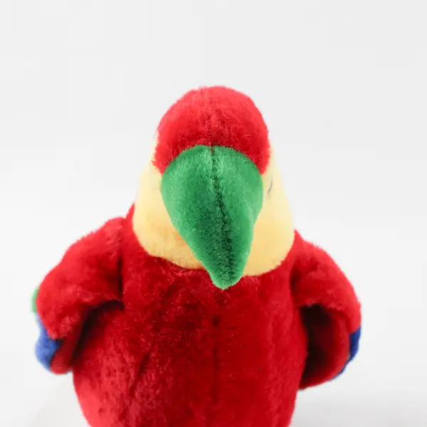 Steven Smith Red, Yellow, Green, and Blue Parrot Stuffed Beanbag Plush Toy - 7"