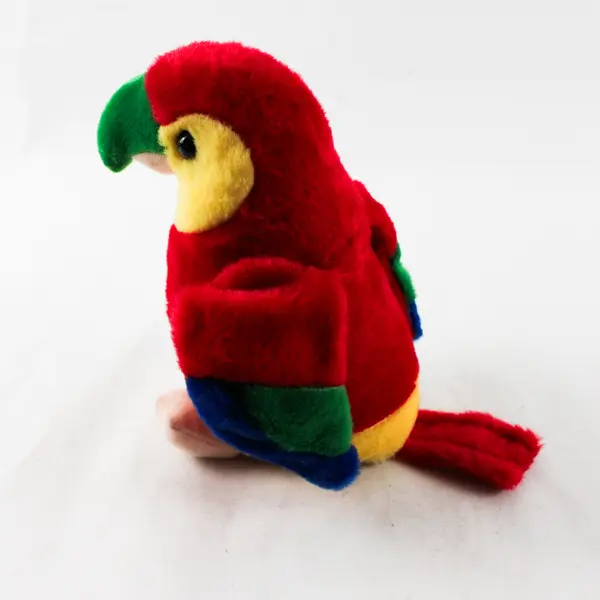 Steven Smith Red, Yellow, Green, and Blue Parrot Stuffed Beanbag Plush Toy - 7"