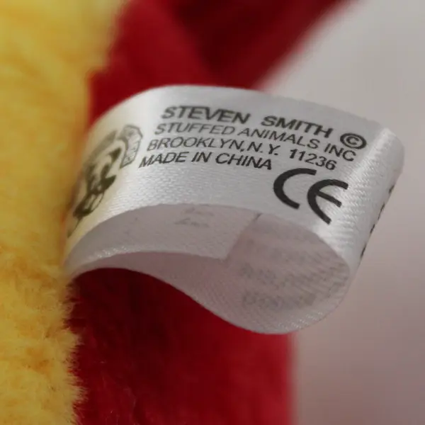 Steven Smith Red, Yellow, Green, and Blue Parrot Stuffed Beanbag Plush Toy - 7"