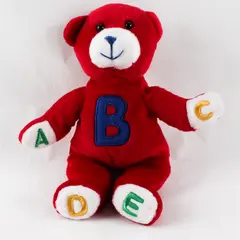Bookpack Buddies Alphabet Teddy Bear Bean Plush 8" by Publications International