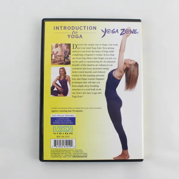 Beginner's Yoga Zone 2002 DVD #KOC DV 6101 