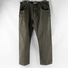 Wrangler Authentics Men's 35x29 Green Straight Fit Denim Jeans - Flawed