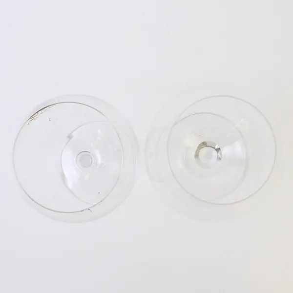 Lot of 2 WillaKenzie Estate Wine Glasses Clear Curved Bowl