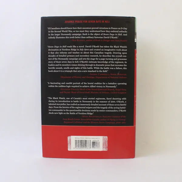 Seven Days in Hell David O'Keefe 2019 1st Edition Military History Hardcover DJ