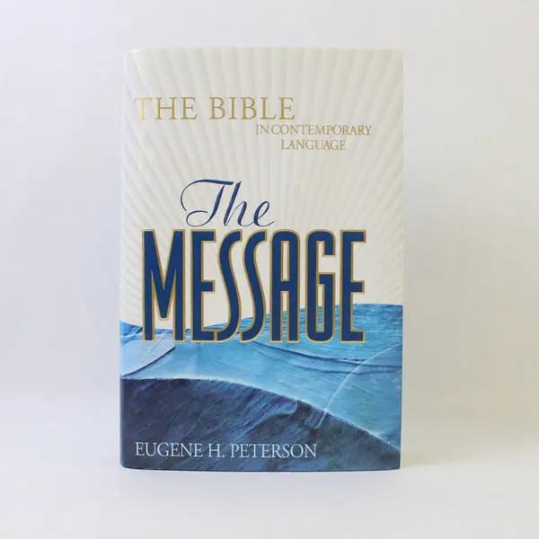 The Message The Bible in Contemporary Language Eugene H Peterson 2002 HC DJ
