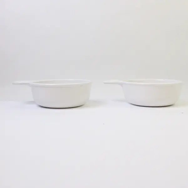 CorningWare Grab It Bowls Set of 2 P150B White USA Made No Lids